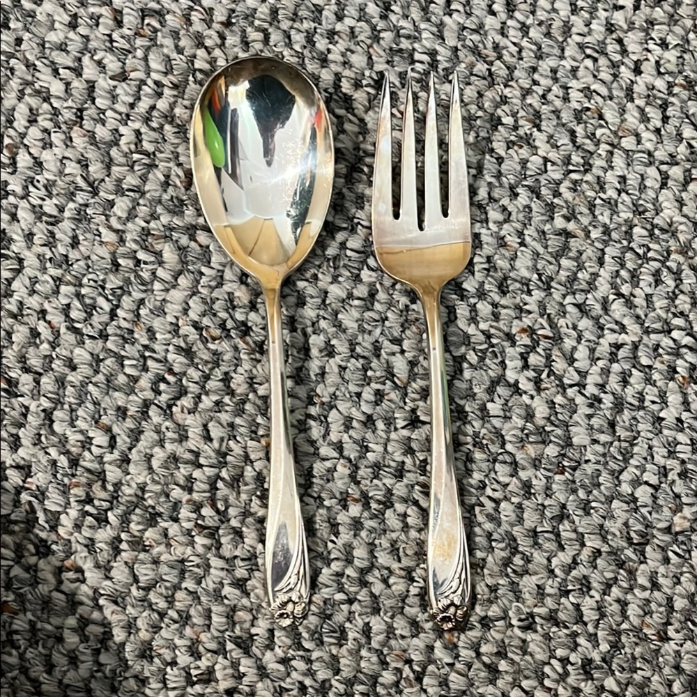 Elegant Spoon and Fork Set from 1847 Rogers Bros